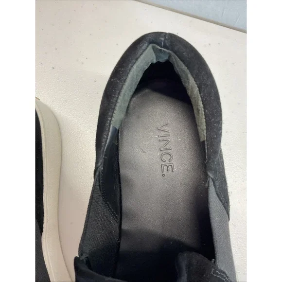 Vince Platform‎ Loafers Sneakers Shoes Womens Size 7US 37EU Black RET$250 - Picture 6 of 11